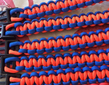 Fire and Ice awareness bracelets